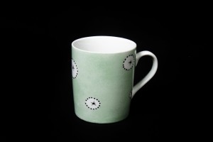 mug bulles vert pastel