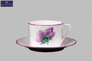 tasse à petit déjeuner pivoine